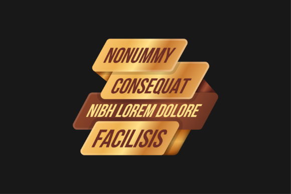 Abstract Element Flag Banner: Web Elements & Graphics
