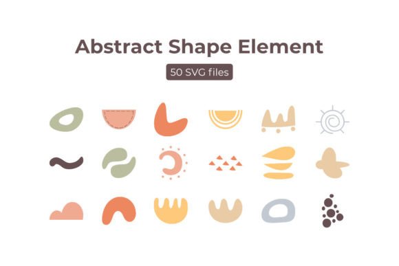 Abstract Shape Element: Graphics for Web Elements & Creative Projects