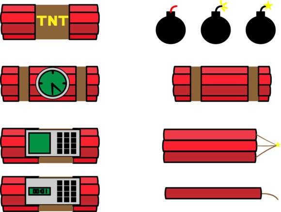 Bomb Collection Tnt Dynamite: Graphics & Web Elements