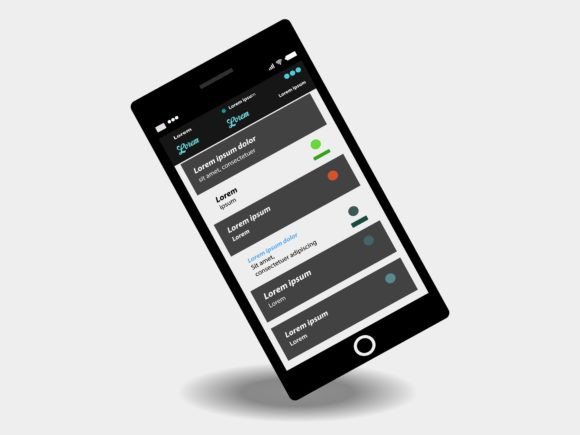 Conceptual Message UI Design Graphics