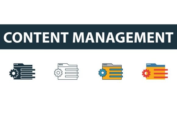 Content Management Icon Set: Graphics & Icons for Modern Brands