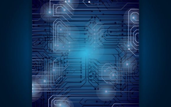 Cyber Circuit Technology Backgrounds & Graphics