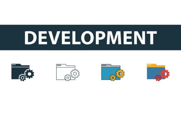 Development Icon Set: Graphics & Icons for Real Publishing