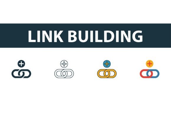 Link Building Icon Set: Graphics & Icons for Real Publishing