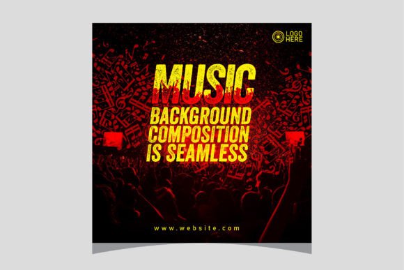 MUSIC SOCIAL MEDIA POST Graphics & Web Elements
