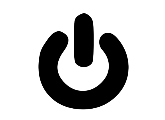 New Web Ding Power Icon: Graphics & Web Elements