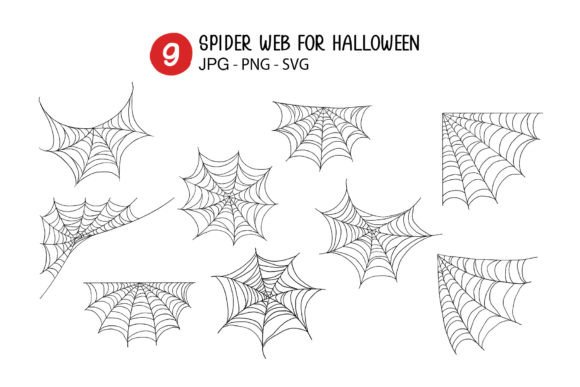 Spider Web for Halloween: Graphics & Crafts Asset Review
