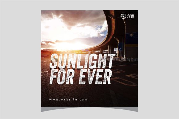 SUNLIGHT for EVER SOCIAL MEDIA POST: Graphics & Web Elements