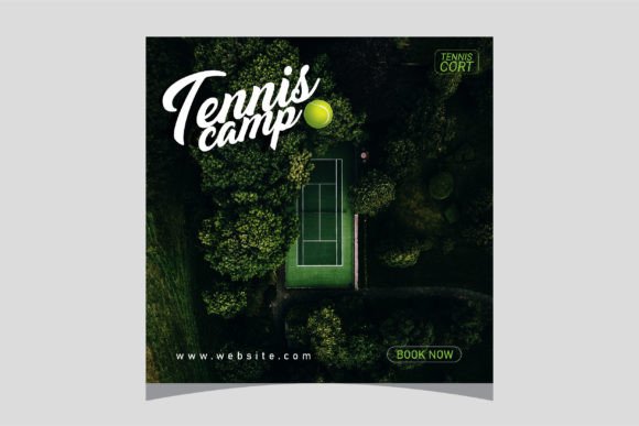TENNIS CAMP SOCIAL MEDIA CAMP POST Graphics